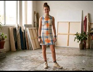 Tie-Dye Mini Dress