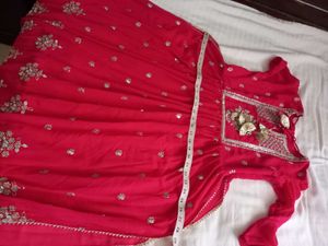 Rose Pink Nayra Party Wear Suit