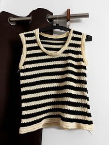 striped knit top