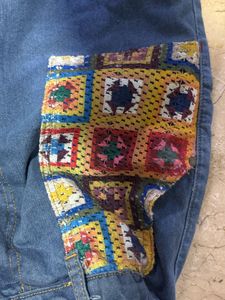 😍clearance 🥰Crochet Patchwork Pocket Jeans