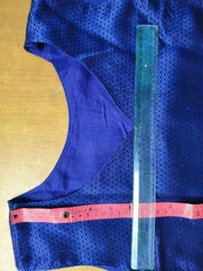 Elegant Royal Blue Short Kurta