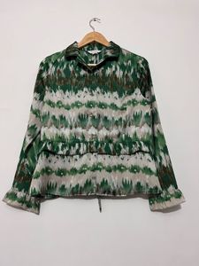 Green Patterned Shirt