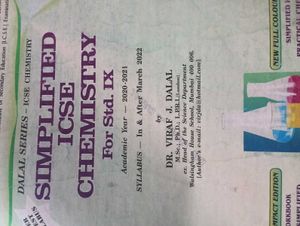 ICSE Chemistry &amp; Maths Books for Class IX