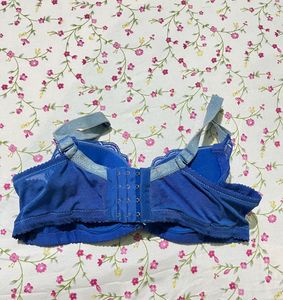 Vibrant Blue Lace Bra