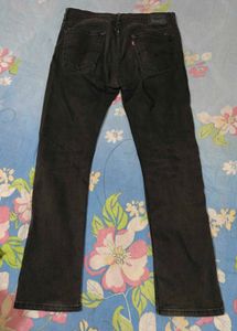 Levi's charcoal black Denim Jeans