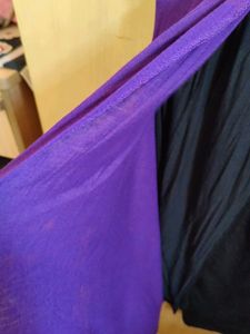 Purple Black Double Side Shrug
