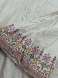 Embroidered White Kurta