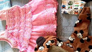 5 set Cute Baby Girl Outfits Bundle