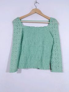 Ginger Turquoise Western Top(women's)