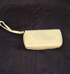Yellow Bow Wristlet