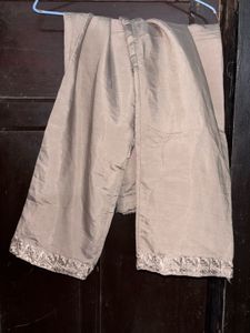 Embroidered Kurta suit set with pant and dupatta