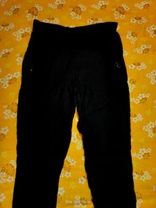 Black Jeggings And Palazzo Pant Combo