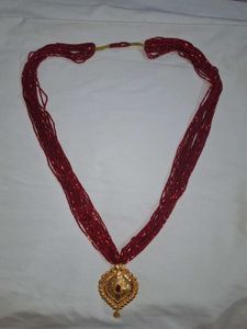 Traditional Red Beaded Necklace