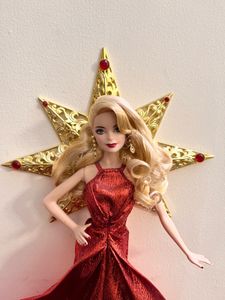 Barbie Red Gown Christmas Doll