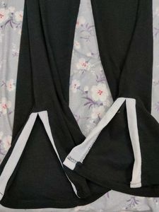 Women's Black Flared Pants and top