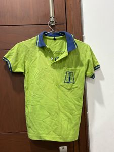 Men's Lime Green Polo T-Shirt