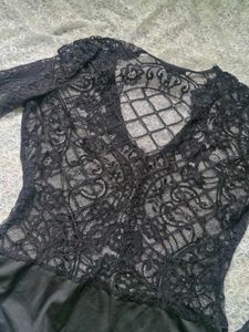 Elegant Black Lace bodysuit