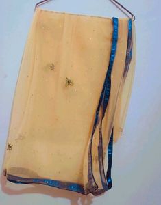 Tan Party Wear Kurta With Dupatta For 36 Bust