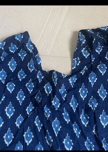 Boho Blue Print Kurta