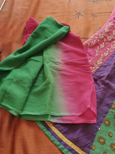 Colorful Embellished full Kurta Set