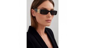 Belenciaga Inspired  Black Sunglasses with