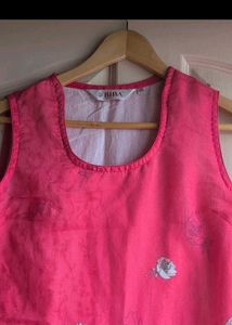 [SOLD] Unique Yellow Shirt and pink Biba kurta