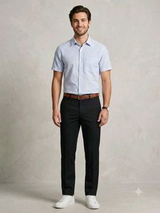 Men's Striped Short Sleeve Shirt
