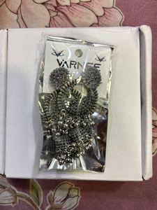 Oxidised Silver Jhumka Earrings