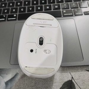 Portronics White Wireless Computer Mouse