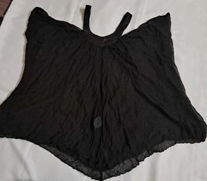 Y2k Vintage 2000s Sheer Brown Halter Flowy Top