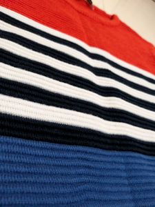 Men's Striped Knit Sweater