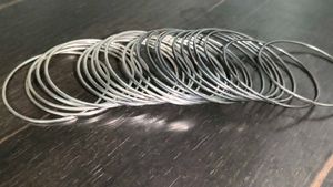 Set of 24 Stackable Metal Bangles