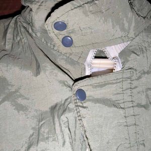 Stylish Olive Green Bomber Jacket
