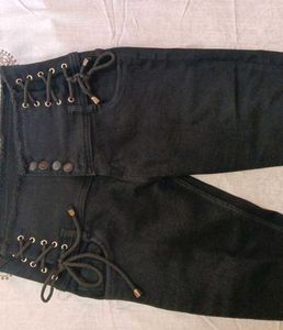 Black straight leg jeans 👖