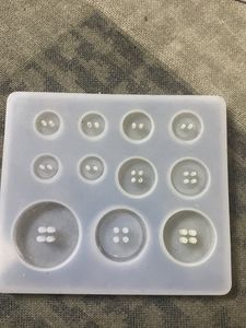 Button Mould Silicon Jewellery Making For ResinArt