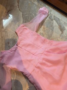 Elegant Pink Sequined Kurta Set