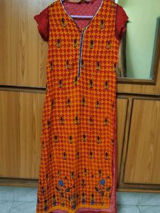 Ethnic Orange Kurta
