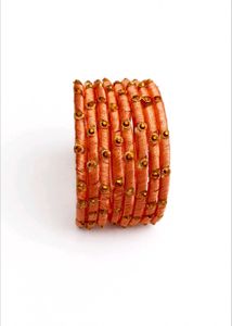 Silk Thread Bangles combo offer set of 4 dozens
