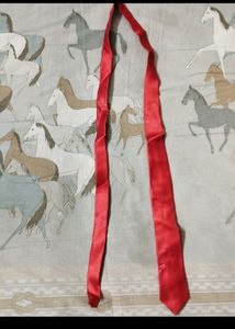Red Satin Tie