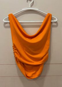 Orange Sleeveless Cami Top