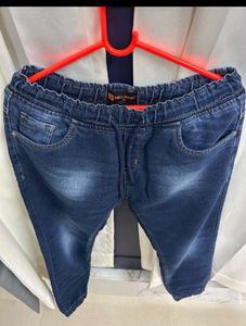 Comfortable Dark Wash Jogger Jeans