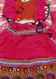 Embroidered Lehenga Choli Set garba