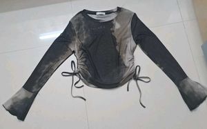 Edgy Y2k Mesh Top🖤