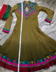 Beautiful Embroidered Kurta with duppata