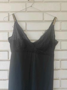 Lace Trim Chemise Nightgown