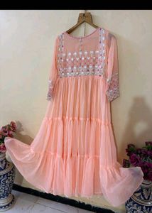 new Embroidered Ethnic Gown