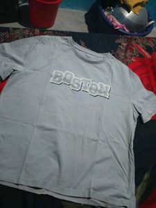 Boston Graphic over size  T-Shirt