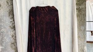 69. Velvet Maxi Skirt