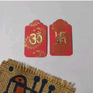 Om &amp; Swastik Wall Decorations (5 pkts)