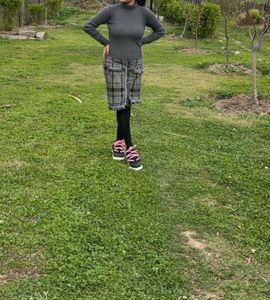 Houndstooth Mini Skirt
